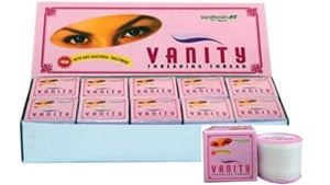 VANITY EYEBROW THREADING THREAD COTTON THREAD FACIAL HAIR REMOVAL ANTIBACTERIAL - Picture 1 of 6