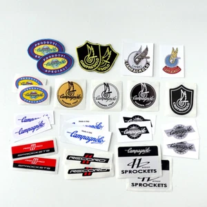 4 Campagnolo Campy World Patch Badge Crest & 22 Stickers Cycling Logo Bicycle - Picture 1 of 7