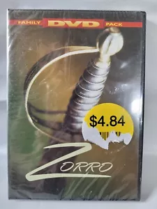 NEW Zorro - Family DVD Pack - Alain Delon/Stanley Baker (Color, 120m) SEALED - Picture 1 of 2