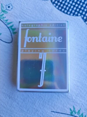 FONTAINE PLAYING CARDS -HOLO FIRST EDITION-  sealed - Immagine 1 di 3