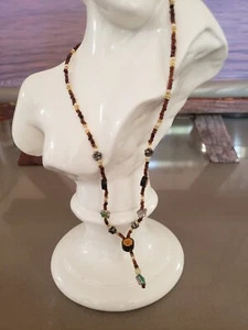 Artisan Bead Polymer Clay sun necklace - Picture 1 of 6