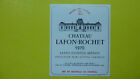Etiquette De Vin Wine Label Weinetikett Château Lafon Rochet 1970 Saint Estephe