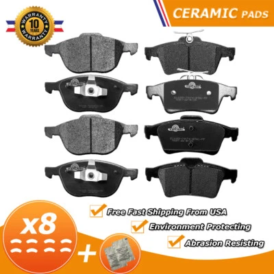 Pastillas de freno delanteras y traseras de cerámica para Ford Focus Mazda 3 5 2012 2013 2014 2015 Foto 1 de 4