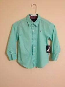 NAUTICA - CAMISA TURQUESA MANGA LARGA - M 5/6 - Imagen 1 de 2