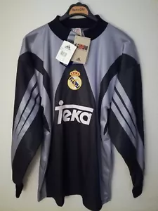 REAL MADRID 1998-1999 BNWT Illgner Goalkeeper T-Shirt Jersey Jersey Jersey M - Picture 1 of 4