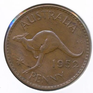 Australia 1952(m) One Penny 1d George VI - almost Uncirculated - Bild 1 von 3