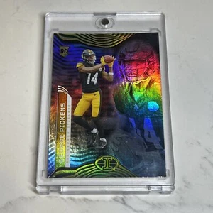 2022 Illusions George Pickens Rookie Trophy Collection Black Steelers RC #66 - Picture 1 of 5