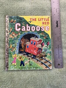 LITTLE GOLDEN BOOK LITTLE RED CABOOSE MARION POTTER 1977 Vintage Hardcover - Picture 1 of 7