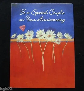 Leanin Tree Anniversary Greeting Card Love Flowers Multi Color R64 - Picture 1 of 2