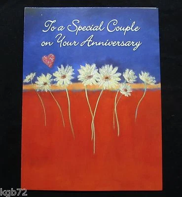 Leanin Tree Anniversary Greeting Card Love Flowers Multi Color R64 - Image 1 of 2