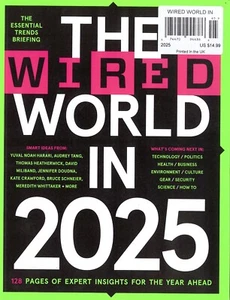 THE WIRED WORLD IN 2025 MAGAZINE UK EDITION - Picture 1 of 1