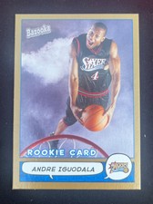 Andre Iguodala 2005 Bazooka Rookie #180 Gold Parallel RC thick Stock