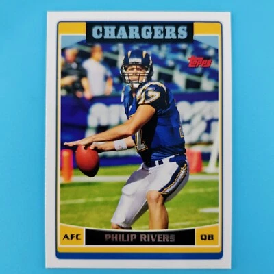 2006 Topps Football Card #117 Philip Rivers Chargers - Image 1 of 2
