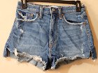 Abercrombie & Fitch Cut Off Shorts Distressed Junior's 25/0 #p96-11