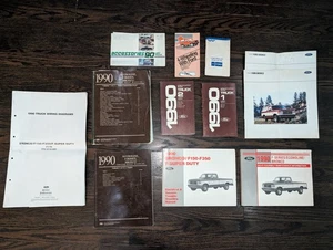 1990 Ford Bronco Econoline F150 Truck Manuals Brochures Diagrams - Picture 1 of 10