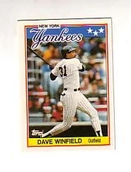 1988 Topps UK United Kingdom Minis Tiffany #85 Dave Winfield New York Yankees - Image 1 of 2