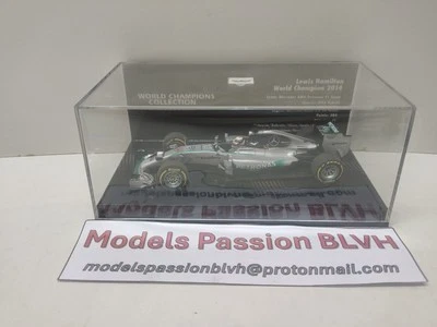 Mercedes W05 Hamilton World Champion 2014 1/43 Minichamps - Photo 1/4
