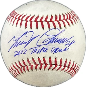 Miguel Cabrera Signed Autographed OMLB Baseball Beckett Authen 2012 Tiple Crown - Picture 1 of 6