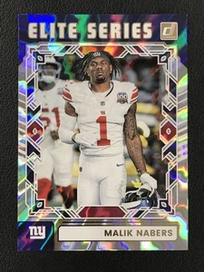 2025 Donruss #TES-MNA Malik Nabers The Elite Series New York Giants - Picture 1 of 2