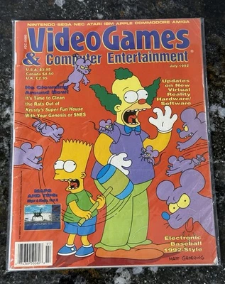 VINTAGE Video Games and Computer Entertainment Magazine (July 1992) Issue 7 RARE - Image 1 of 4