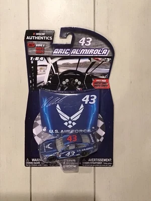 2017 Aric Almirola #43 Air Force, 1/64 Scale NASCAR Authentics Diecast Wave 6 - Image 1 of 2