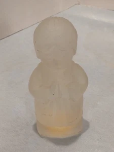 Vintage Collectible Goebel Frosted Glass Praying Girl Figurine 1978 - Picture 1 of 8