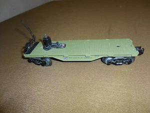 LIONEL O GUAGE BOY SCOUTS OF AMERICA FLAT CAR BLT 2011, WORKING LIGHT - Picture 1 of 5