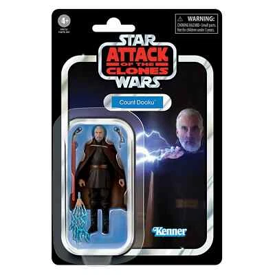Figuras de acción de colección Star Wars Attack of the C 3,75" Count Dooku Foto 1 de 4