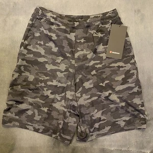 NEW NWT Lululemon Pace Breaker 9" Lined Men's Small Black Camo - Picture 1 of 14