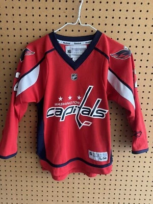 Washington Capitals Mike Green #52 Hockey Jersey Youth Size S/M Reebok NHL Red - Image 1 of 4