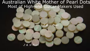 50+3 piezas Puntos de Incrustación Madre Perla Blanco 7 mm Gratis para Dedaño de Guitarra - Imagen 1 de 5