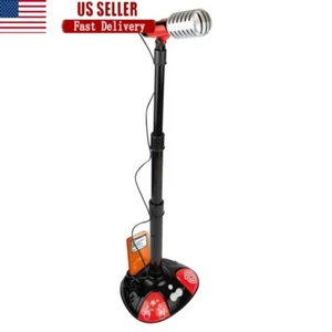 Kids Microphone Stand Toy Adjustable Height Music Play Fun Gift Ages 3 New - Picture 1 of 8