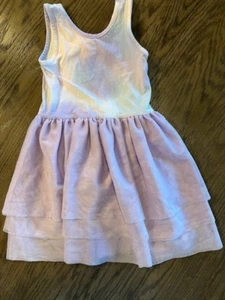 OLD NAVY LILAC TIE-DYE KNIT BODICE NET SKIRT SLEEVELESS DRESS SZ 6T GENTLY WORN - Picture 1 of 4