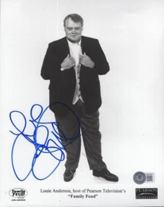 FOTO 8X10 FIRMADA POR COMEDIANTE FALLECIDO LOUIE ANDERSON BECKETT BJ031237 - Imagen 1 de 2