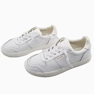 Zapatillas Sam Edelman Big Girl Edie Talla 3 Cuero Blanco Sin Cordones Parte Superior Baja - Imagen 1 de 8