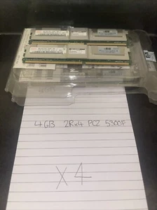 (Hynix 16GB) 4 x 4GB 2Rx4 PC2-5300F - Picture 1 of 3