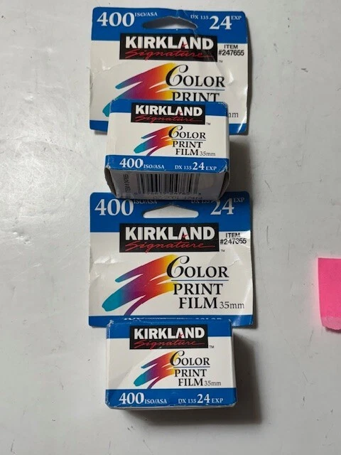 (2) KIRKLAND SIGNATURE 400 ISO 24 EXP COLOR PRINT FILM 35MM EXP 2001 - Image 1 of 2