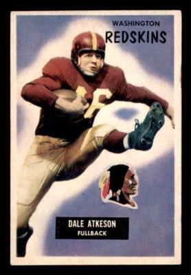 1955 Bowman Football #129 Dale Atkeson VG/EX *e1 - Image 1 of 2