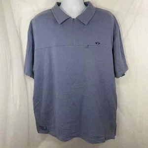 Vintage Walt Disney World Men's XL Short Sleeve 1/4 Zip Polo Shirt Mickey Mouse - Picture 1 of 10