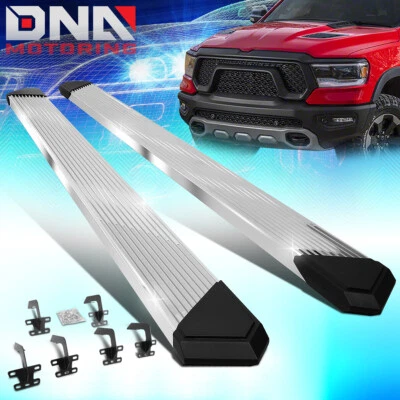For 2019-2022 Ram 1500 Crew Cab 6" OD Side Step Nerf Bar Running Board Chrome - Image 1 of 4