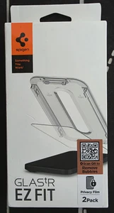 Spigen iPhone 16 / 15 Verre Trempé Protecteur d'écran [Confidentialité] - Photo 1 sur 2