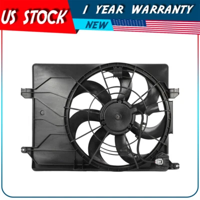 Engine Radiator Fan Assembly For 2010-2015 Hyundai Tucson 2011-2016 Kia Sportage - Image 1 of 4