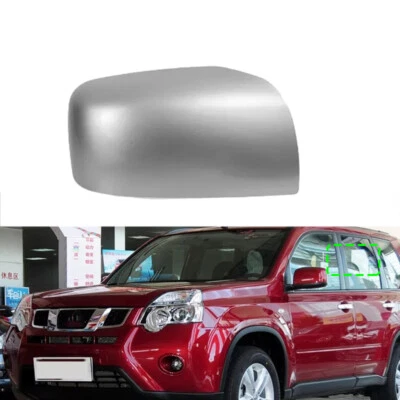 Cubierta de espejo retrovisor lateral derecho plateada carcasa para Nissan Rogue 2008-2013 Foto 1 de 4