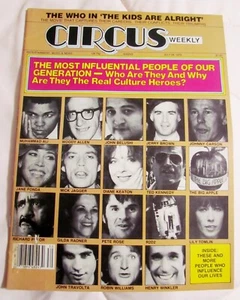 CIRCUS MAGAZINE July 24 1979 The Most Influential People Of Our Generation Z4 - Picture 1 of 2
