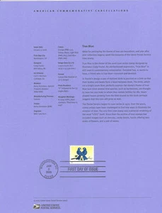 #0601 (39c) True Birds Love #3976 USPS Souvenir Page - Picture 1 of 1