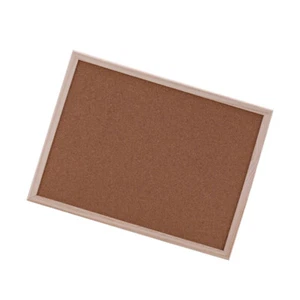 Square Wall Tile Framed Cork Board Cork Notice Board Hanging Bulletin Board - Picture 1 of 11