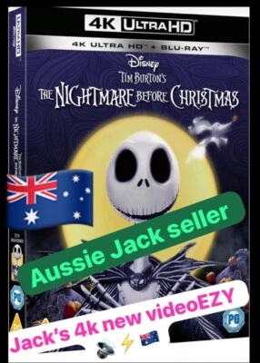 Nightmare Before Christmas 4K Uhd Bluray Kubo Tron F1 Bluey Out Bad Bettlejuice - image 1 of 4
