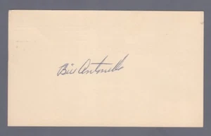 Bill Antonelli Brooklyn Dodgers Signed Gov’t Postcard w JSA Auto Certification - Picture 1 of 2