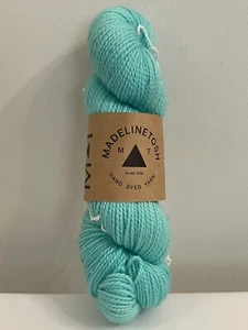 Madelinetosh Hand Dyed Yarn Skein Blue 100% SW Merino Wool 3 Light - Picture 1 of 5