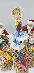 Nassau Bahamas Character Doll Straw Basket Skirt 12" Tourist Souvenir Excellent. - Picture 1 of 7